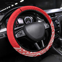 Taiwan Billiards Steering Wheel Cover Eight-ball Pool Polynesia Tattoo - Polynesian Pride