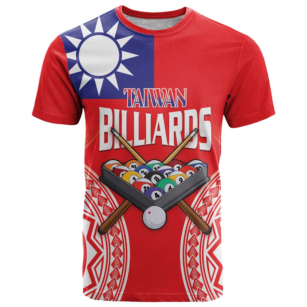 Personalised Taiwan Billiards T Shirt Eight-ball Pool Polynesia Tattoo - Polynesian Pride