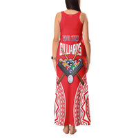 Personalised Taiwan Billiards Tank Maxi Dress Eight-ball Pool Polynesia Tattoo - Polynesian Pride