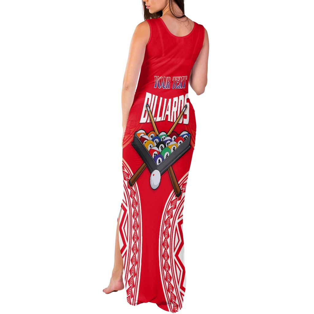 Personalised Taiwan Billiards Tank Maxi Dress Eight-ball Pool Polynesia Tattoo - Polynesian Pride