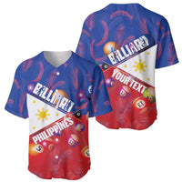 Personalised Philippines Billiards Baseball Jersey Cue With Balls Flag Style - Polynesian Pride