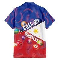 Personalised Philippines Billiards Hawaiian Shirt Cue With Balls Flag Style - Polynesian Pride