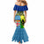 Malampa Fiji Day Mermaid Dress Together We Grow Proud Polynesian Tapa Artsy LT14 - Polynesian Pride