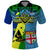 Malampa Fiji Day Polo Shirt Together We Grow Proud Polynesian Tapa Artsy LT14 Blue - Polynesian Pride