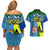 Custom Malampa Fiji Day Couples Matching Off Shoulder Short Dress and Hawaiian Shirt Together We Grow Proud Polynesian Tapa Artsy LT14 - Polynesian Pride