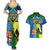 Custom Malampa Fiji Day Couples Matching Summer Maxi Dress and Hawaiian Shirt Together We Grow Proud Polynesian Tapa Artsy LT14 - Polynesian Pride
