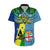 Custom Malampa Fiji Day Hawaiian Shirt Together We Grow Proud Polynesian Tapa Artsy LT14 Blue - Polynesian Pride