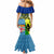 Custom Malampa Fiji Day Mermaid Dress Together We Grow Proud Polynesian Tapa Artsy LT14 - Polynesian Pride