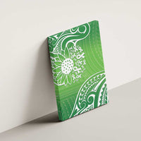Polynesia Depression Awareness Canvas Wall Art Sunflower Green Ribbons Polynesian Tattoo LT14 - Polynesian Pride