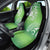 Polynesia Depression Awareness Car Seat Cover Sunflower Green Ribbons Polynesian Tattoo