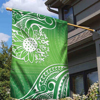 Polynesia Depression Awareness Garden Flag Sunflower Green Ribbons Polynesian Tattoo LT14 - Polynesian Pride