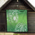 Polynesia Depression Awareness Quilt Sunflower Green Ribbons Polynesian Tattoo