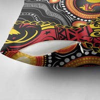 Celebrating 50 Years Papua New Guinea Pillow Cover Aboriginal Mix Papuan Pattern - Polynesian Pride