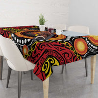 Celebrating 50 Years Papua New Guinea Tablecloth Aboriginal Mix Papuan Pattern LT14 - Polynesian Pride