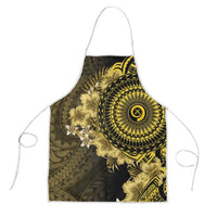 Vanuatu Apron Hibisus Polynesian Pattern Gold LT14 Gold - Polynesian Pride