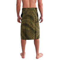 Vanuatu Lavalava Hibisus Polynesian Pattern Gold - Polynesian Pride