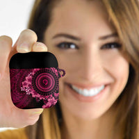 Vanuatu AirPods Case Hibisus Polynesian Pattern Pink LT14 Pink - Polynesian Pride