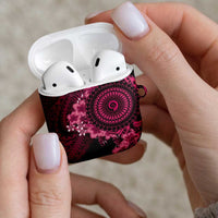 Vanuatu AirPods Case Hibisus Polynesian Pattern Pink LT14 - Polynesian Pride