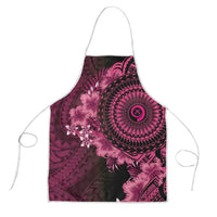 Vanuatu Apron Hibisus Polynesian Pattern Pink LT14 Pink - Polynesian Pride