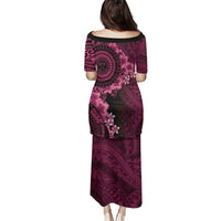 Vanuatu Family Matching Puletasi and Hawaiian Shirt Hibisus Polynesian Pattern Pink LT14 - Polynesian Pride