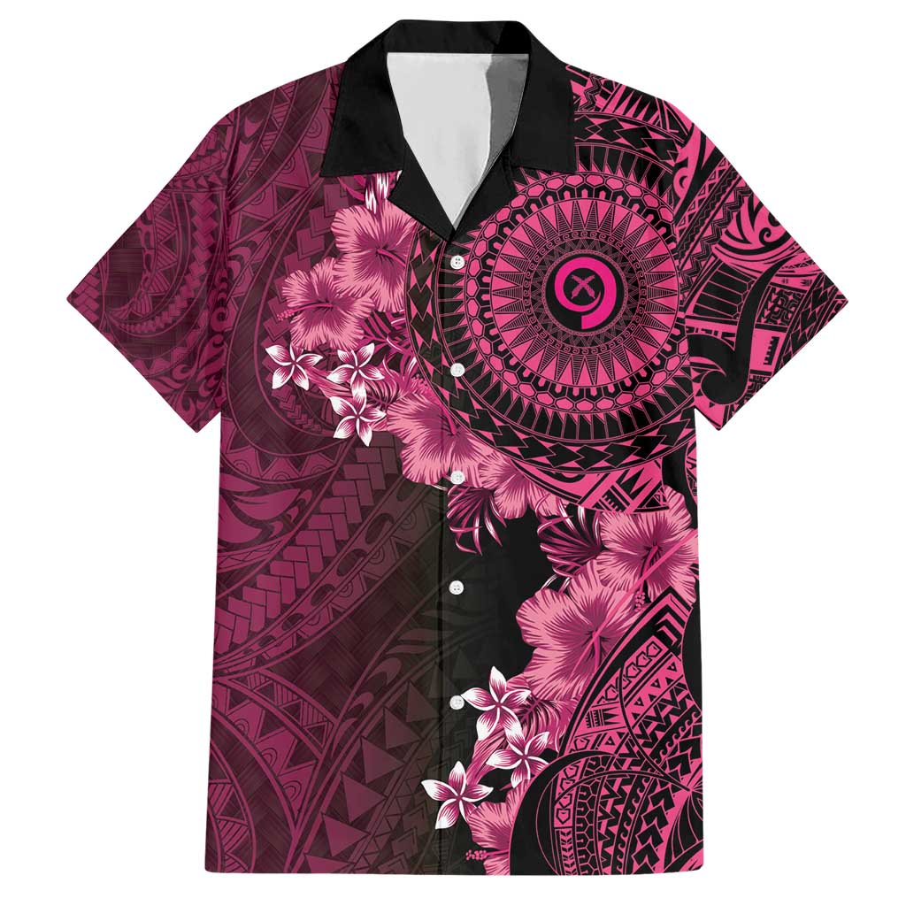 Vanuatu Hawaiian Shirt Hibisus Polynesian Pattern Pink LT14 Pink - Polynesian Pride