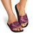 Vanuatu Slide Sandals Hibisus Polynesian Pattern Pink - Polynesian Pride