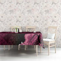Vanuatu Tablecloth Hibisus Polynesian Pattern Pink LT14 - Polynesian Pride