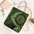 Vanuatu Tote Bag Hibisus Polynesian Pattern Green - Polynesian Pride