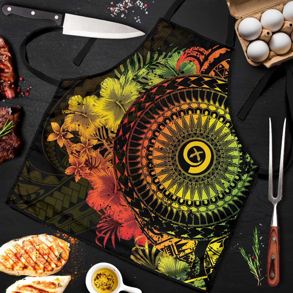 Vanuatu Apron Hibisus Polynesian Pattern Reggae LT14 Reggae - Polynesian Pride