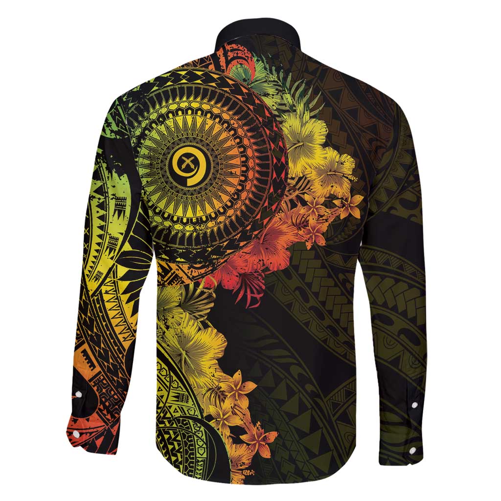 Vanuatu Family Matching Summer Maxi Dress and Hawaiian Shirt Hibisus Polynesian Pattern Reggae - Polynesian Pride