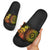 Vanuatu Slide Sandals Hibisus Polynesian Pattern Reggae - Polynesian Pride