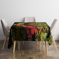 Vanuatu Tablecloth Hibisus Polynesian Pattern Reggae LT14 - Polynesian Pride