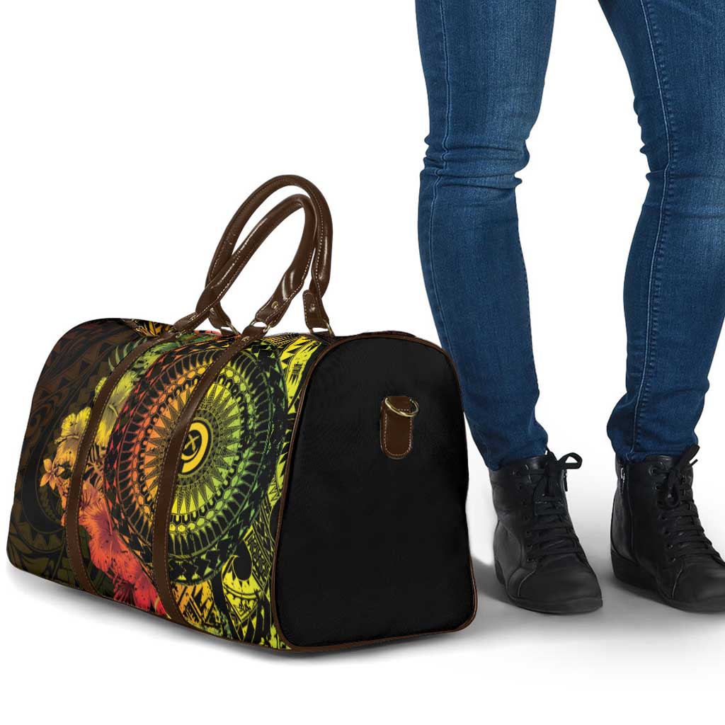 Vanuatu Travel Bag Hibisus Polynesian Pattern Reggae - Polynesian Pride