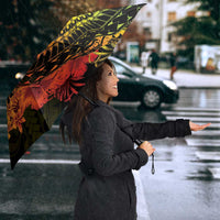 Vanuatu Umbrella Hibisus Polynesian Pattern Reggae - Polynesian Pride