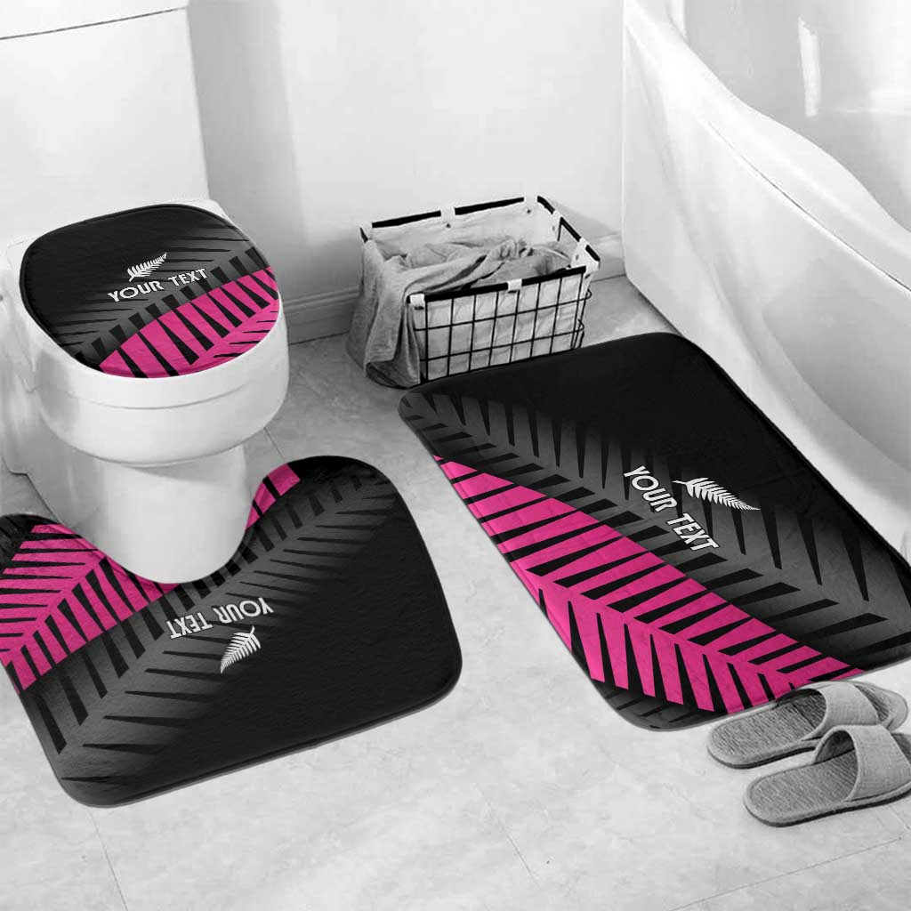 New Zealand Silver Fern Rugby Custom Bathroom Set 2025 All Black Go Champions - Polynesian Pride
