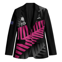 New Zealand Silver Fern Rugby Custom Blazer 2025 All Black Go Champions - Polynesian Pride