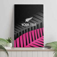 New Zealand Silver Fern Rugby Custom Canvas Wall Art 2025 All Black Go Champions - Polynesian Pride