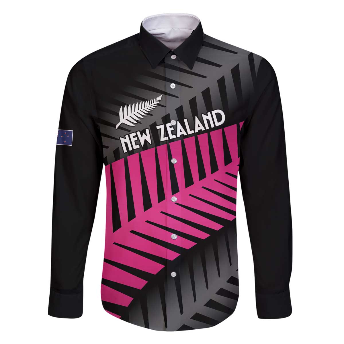 New Zealand Silver Fern Rugby Custom Family Matching Off The Shoulder Long Sleeve Dress and Hawaiian Shirt 2025 All Black Go Champions - Polynesian Pride