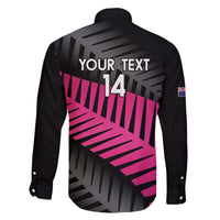 New Zealand Silver Fern Rugby Custom Family Matching Off The Shoulder Long Sleeve Dress and Hawaiian Shirt 2025 All Black Go Champions - Polynesian Pride