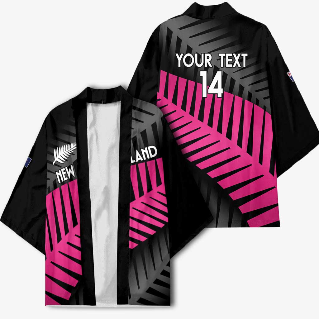 New Zealand Silver Fern Rugby Custom Kimono 2025 All Black Go Champions - Polynesian Pride