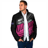 New Zealand Silver Fern Rugby Custom Padded Jacket 2025 All Black Go Champions - Polynesian Pride