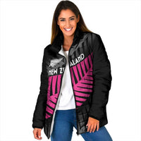 New Zealand Silver Fern Rugby Custom Padded Jacket 2025 All Black Go Champions - Polynesian Pride