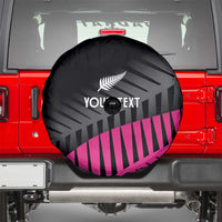 New Zealand Silver Fern Rugby Custom Spare Tire Cover 2025 All Black Go Champions - Polynesian Pride