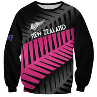 New Zealand Silver Fern Rugby Custom Sweatshirt 2025 All Black Go Champions - Polynesian Pride