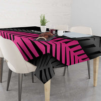New Zealand Silver Fern Rugby Custom Tablecloth 2025 All Black Go Champions - Polynesian Pride