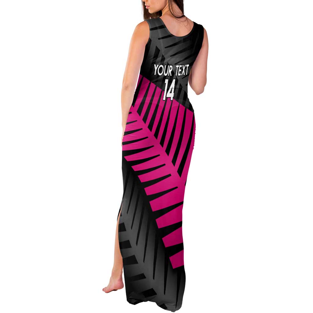 New Zealand Silver Fern Rugby Custom Tank Maxi Dress 2025 All Black Go Champions - Polynesian Pride
