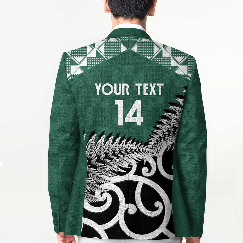New Zealand South Africa Rugby Custom Blazer Springboks Kente All Black Maori Together - Polynesian Pride