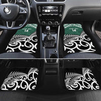 New Zealand South Africa Rugby Car Mats Springboks Kente All Black Maori Together - Polynesian Pride