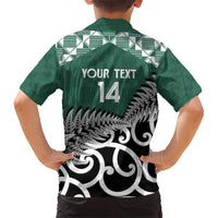 New Zealand South Africa Rugby Custom Kid Hawaiian Shirt Springboks Kente All Black Maori Together - Polynesian Pride