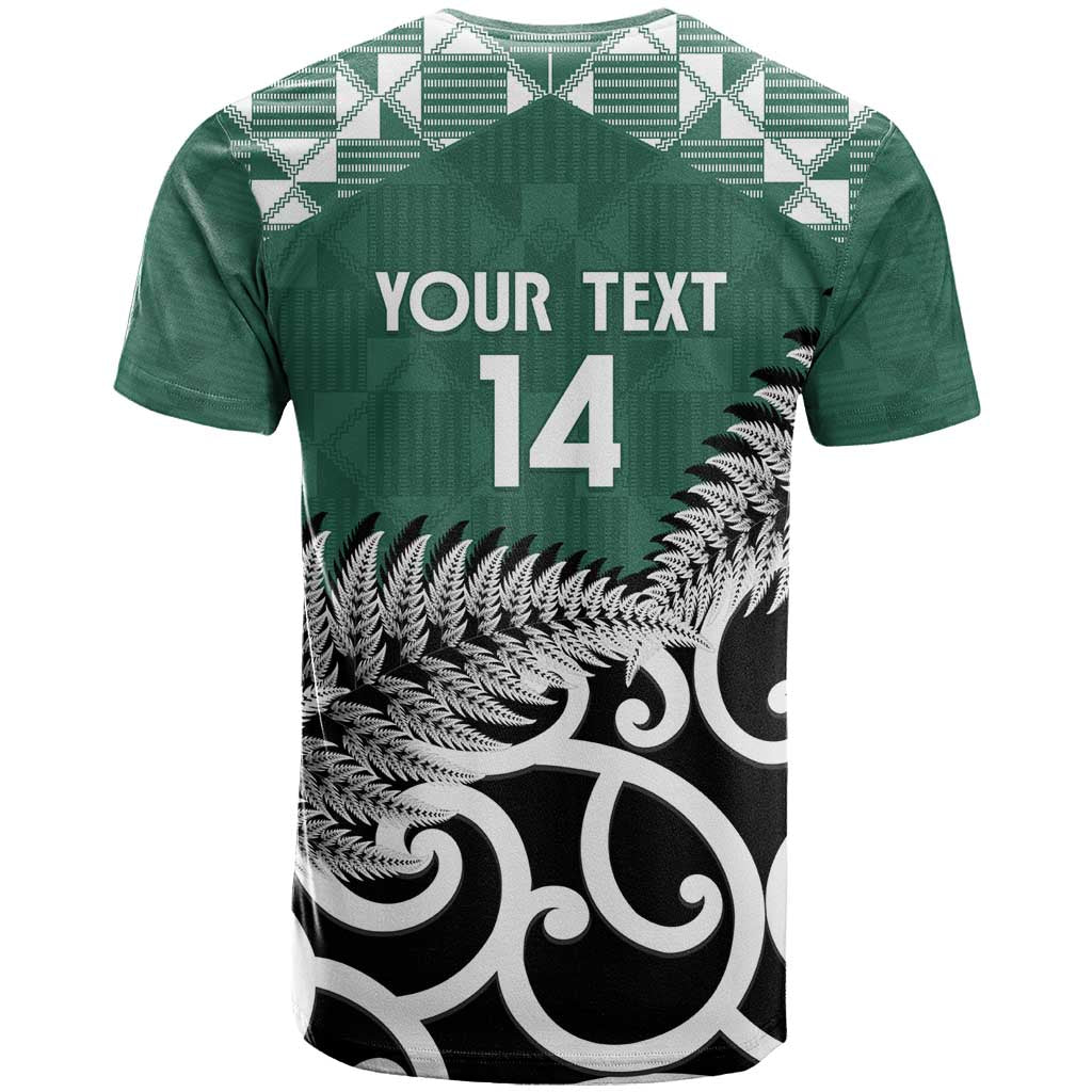 New Zealand South Africa Rugby Custom T Shirt Springboks Kente All Black Maori Together - Polynesian Pride